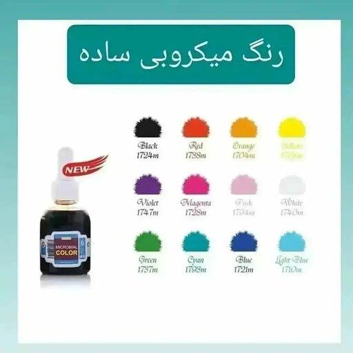 رنگ میکروبی رزین فیروزه ای